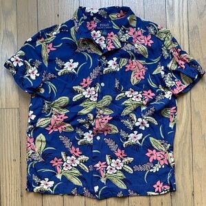 Polo by Ralph Lauren Tropical Print Camp Shirt Sz 7